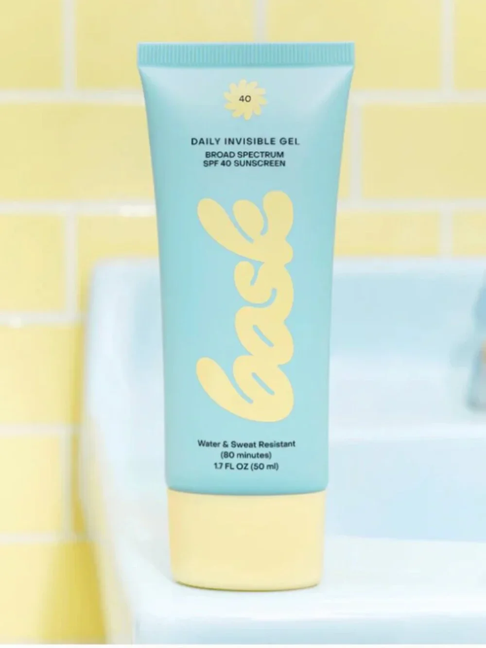 NWT Bask Sunscreen – Bask SPF 40 Daily Invisible Gel Sunscreen Exp: 07/26 1.7 fl